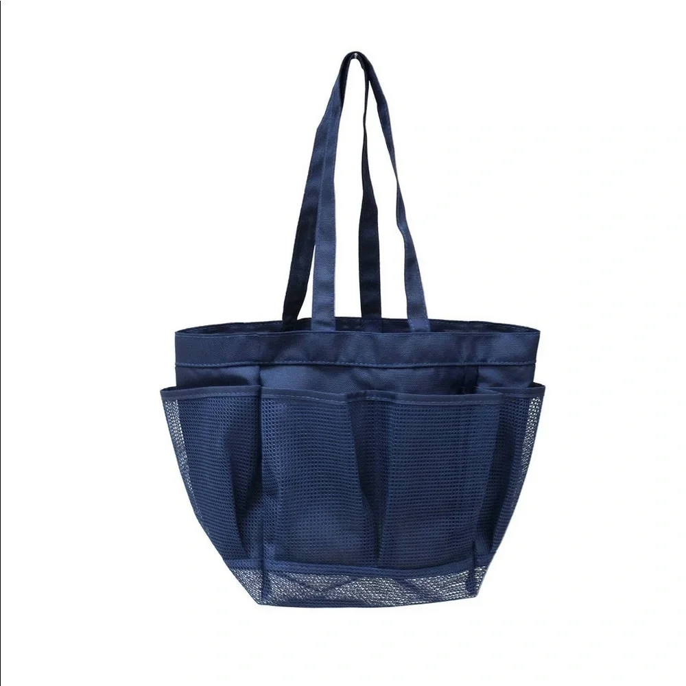 Room Essentials Mesh Shower Caddy -Dark Blue